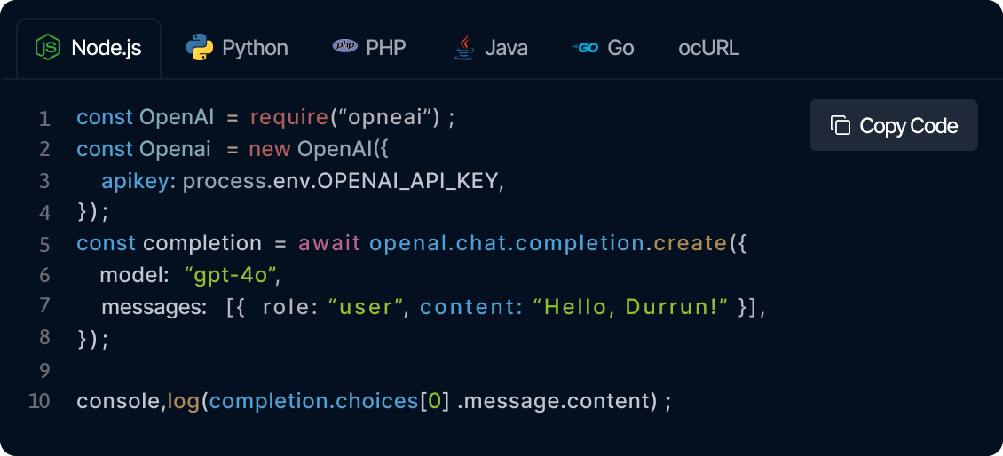 Build faster with Durrun